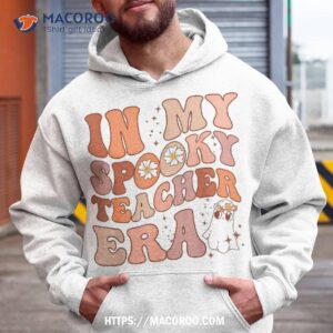 in my spooky teacher era ghost halloween retro teacher s day shirt gifts for halloween lovers hoodie