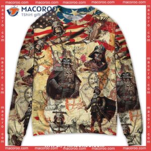 Independence Day Star Wars Darth Vader Pirates Home Is Where The Anchor Drops Sweater, Christmas Vacation Sweater