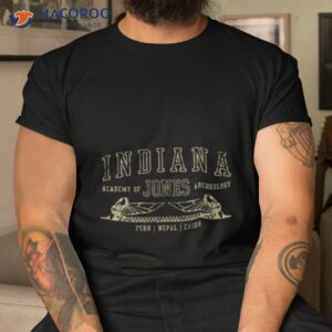 indiana jones academy of archeology shirt tshirt