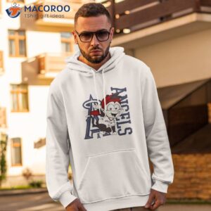 Infant Los Angeles Angels Red Mascot 2.0 Red Shirt 1 infant los angeles angels red mascot 2 0 red shirt hoodie 2