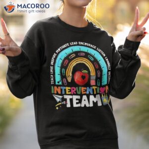 intervention team support rainbow rti teacher back to school shirt sweatshirt 2