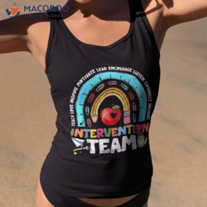 intervention team support rainbow rti teacher back to school shirt tank top 2