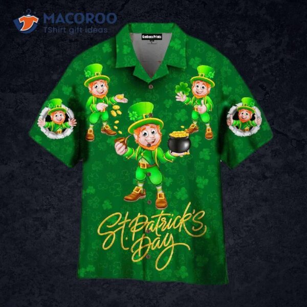 Irish Saint Patrick’s Day Green Hawaiian Shirts