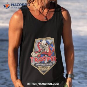 Iron Maiden Trooper Beer Shirt 3 iron maiden trooper beer shirt tank top