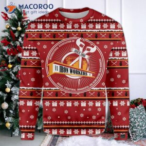 Ironworker Christmas Gift Ugly Sweater