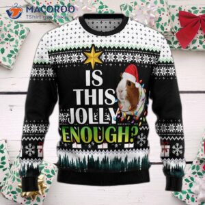 Is It Jolly Enough For A Guinea Pig Ugly Christmas Sweater?