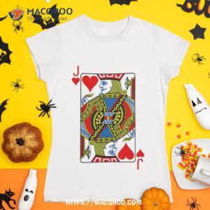Jack Of Hearts Playing Cards Poker Shirt