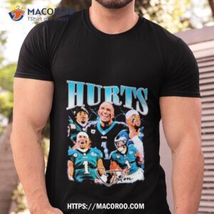 jalen hurts philadelphia eagles football shirt tshirt