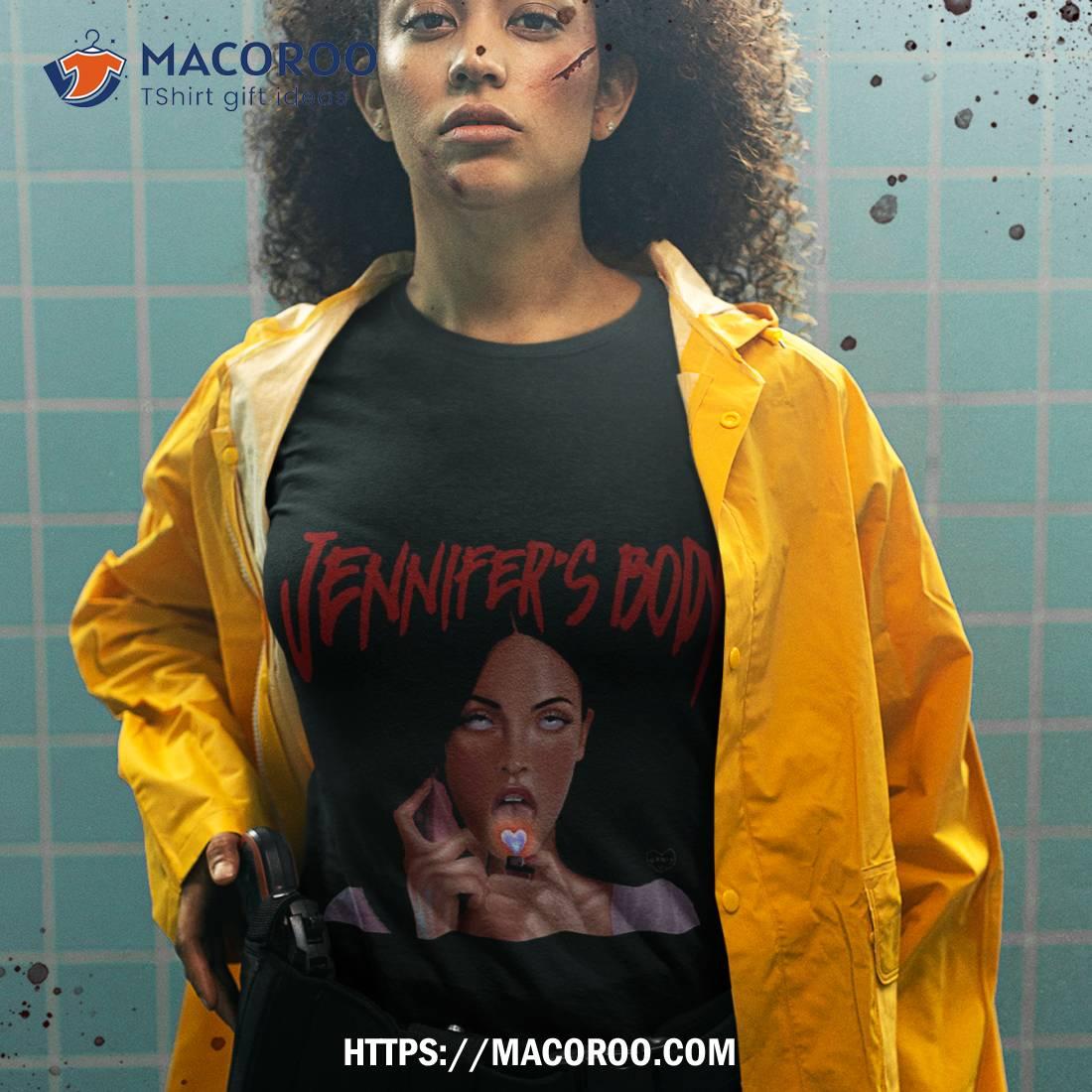 Jennifer’s Body! Black Background Check Shirt Jennifer’s Body! Black Background Check Shirt