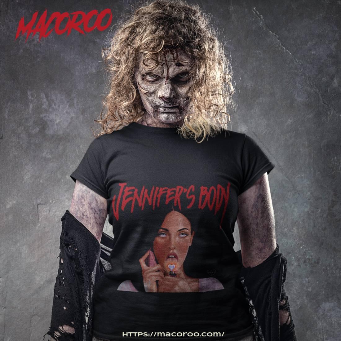 Jennifer’s Body! Black Background Check Shirt Jennifer’s Body! Black Background Check Shirt