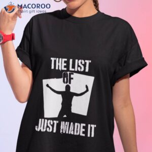 jericho list shirt tshirt 1
