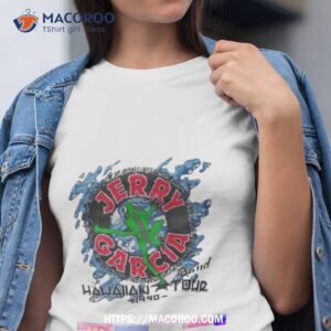 jerry garcia band 1990 hawaiian tour shirt tshirt