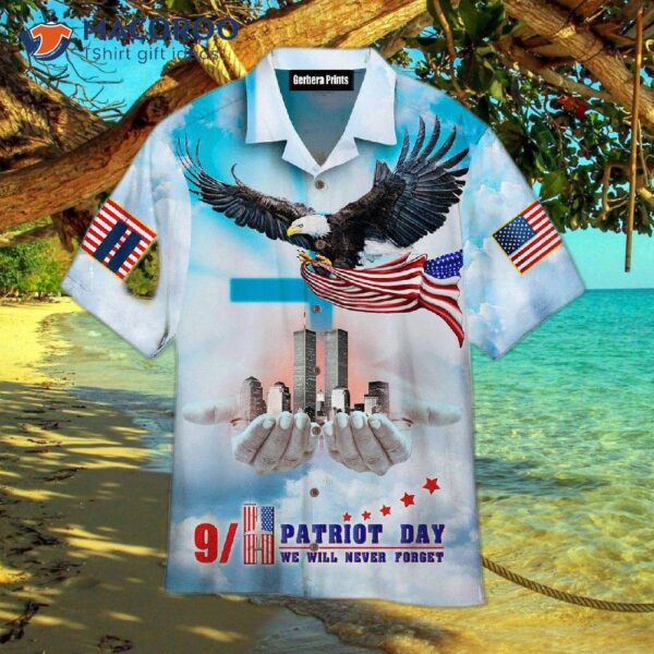 Jesus, Eagle, Patriot, American Flag, And Hawaiian Shirts