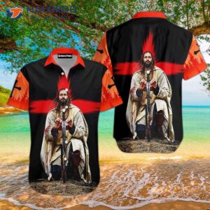 jesus easter black hawaiian shirts 0