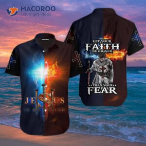 Jesus, God, Faith, And Fear Hawaiian Shirts