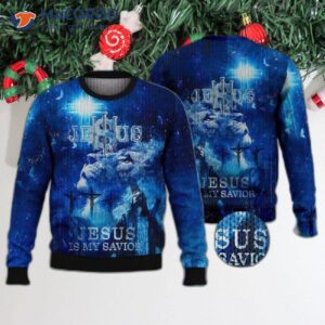 Jesus Is My Savior Ugly Christmas Sweater