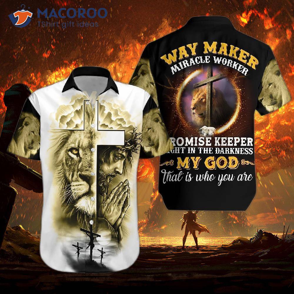 Jesus Lion Hawaiian Shirts Jesus Lion Hawaiian Shirts