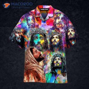 jesus peace life colorful hawaiian shirts 1