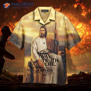 Jesus, Way, Truth, Life Yellow Hawaiian Shirts