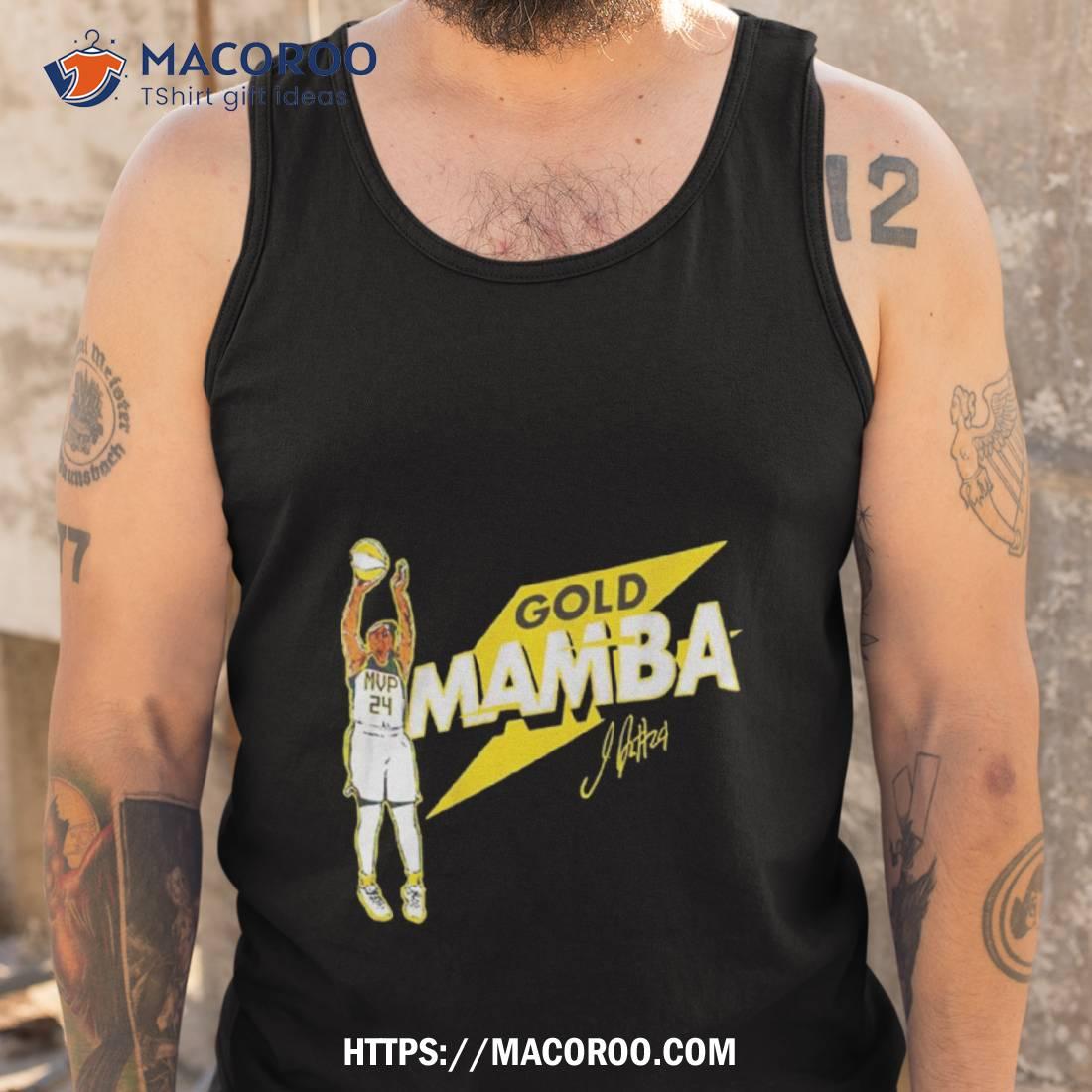 Jewell Loyd Gold Mamba Signature Shirt Jewell Loyd Gold Mamba Signature Shirt