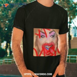 jimbo funny clown face drag race shirt tshirt