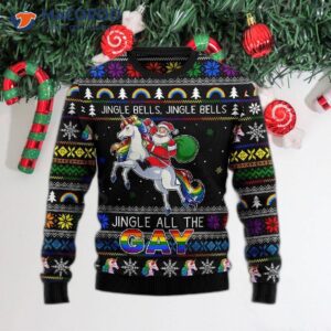Jingle Bells, All The Way, Ugly Christmas Sweater