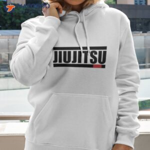 jiujjitsu black text logo shirt hoodie