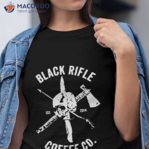 joe rogan wearing black rifle coffee co shirt tshirt