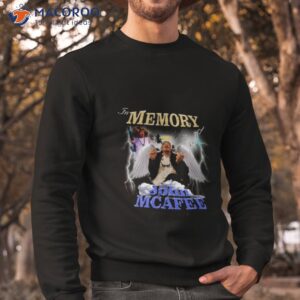 john afee angel collage john mcafee shirt sweatshirt