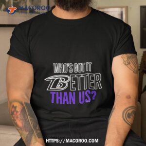 john harbaugh who s got it better than us shirt tshirt
