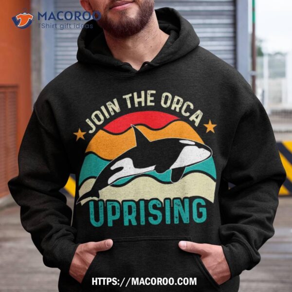 Join The Orca Uprising 2023 Whales Attack Orca Uprising Shirt