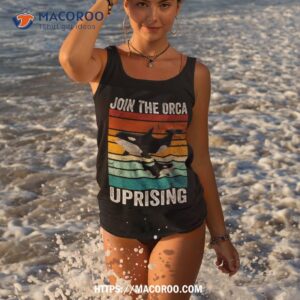 join the orca uprising funny retro orca lover love shirt tank top 3