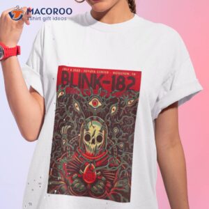 july 8 2023 blink 182 toyota center houston poster shirt tshirt 1