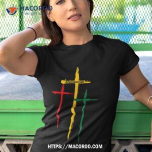 juneteenth cross christian african black freedom day 1865 shirt tshirt 1