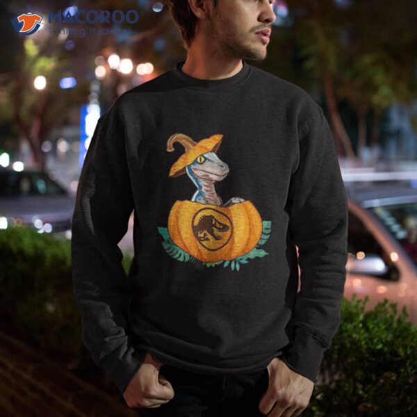 Jurassic World Halloween Dinosaur Pumpkin Logo Shirt