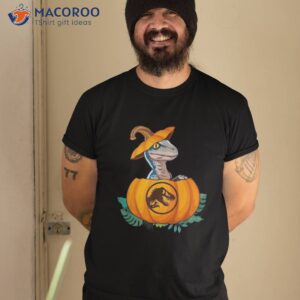 Jurassic World Halloween Dinosaur Pumpkin Logo Shirt