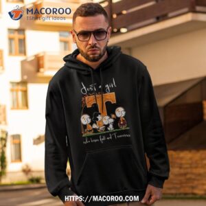 just a girl who loves fall and tennessee shirt hoodie 2