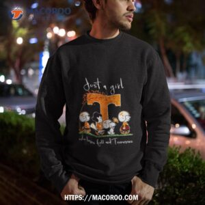 just a girl who loves fall and tennessee shirt sweatshirt