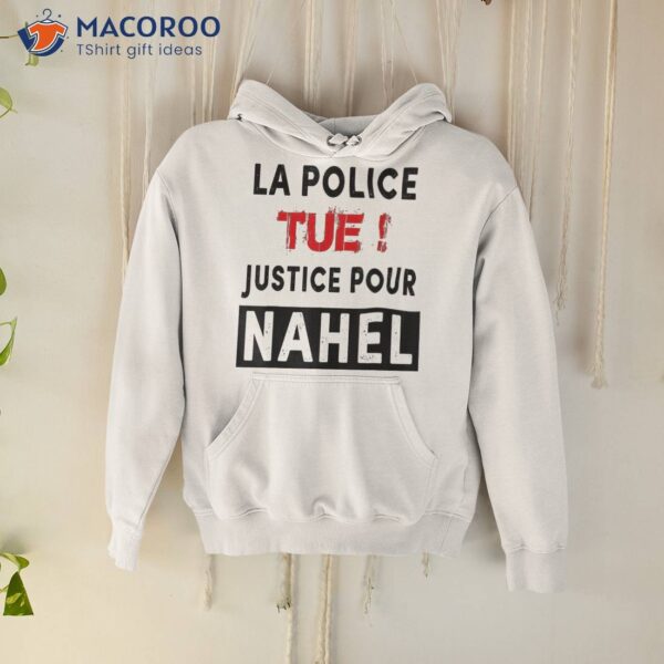 Justice For Nahel Solidarity With Nahel And Immigrants Shirt