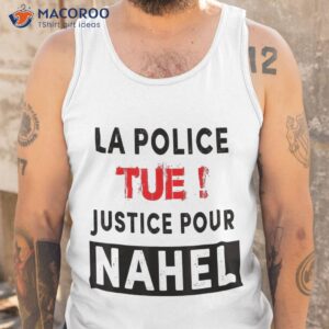 justice for nahel solidarity with nahel and immigrants shirt tank top