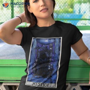 justice tarot card grim reaper halloween gothic witch horror shirt tshirt 1
