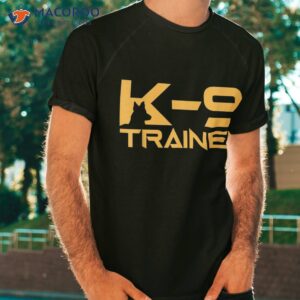 K-9 K9 Dog Handler Trainer Police Security Halloween Shirt