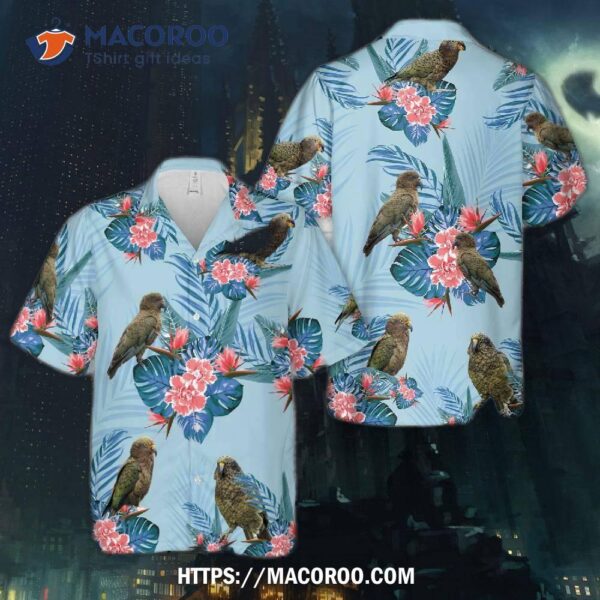 Kea Bird New Zealand Hawaiian Shirt