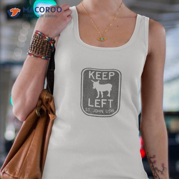 Keep Left St. John Usvi Donkey Distressed Shirt