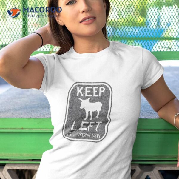 Keep Left St. John Usvi Donkey Distressed Shirt