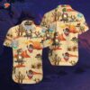 Kentucky Derby Cowboy Cat Hawaiian Shirts