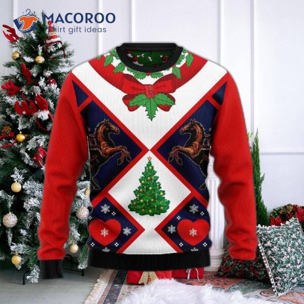 Kentucky Derby Cowboy Ugly Christmas Sweater