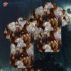 Kentucky Derby Horse Brown Hawaiian Shirts
