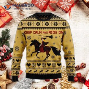 Kentucky Derby Horse Lover’s Ugly Christmas Sweater