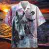Kentucky Derby Horse White Hawaiian Shirts